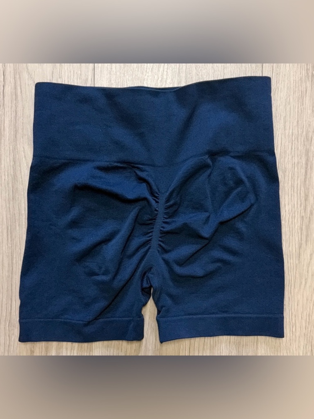 Seamless Navy High-Waist Shaping Shorts